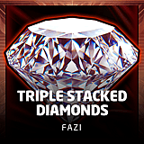 Triple Stacked Diamonds