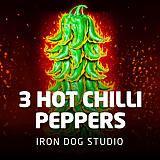 3 Hot Chilli Peppers